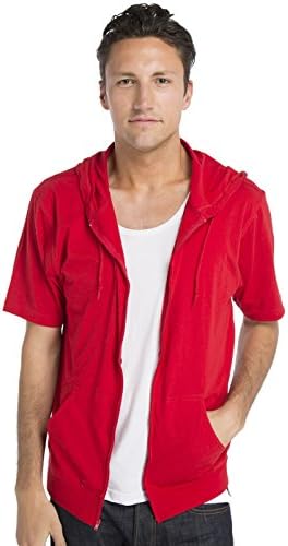 Cottonhood Short Sleeve Zip Hoodie Tee
