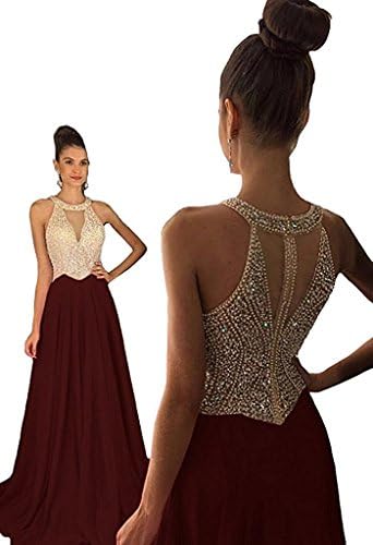 songya Sparkly Beaded Crystal Prom Dresses 2018 Long Sexy Formal Evening Party Ball Gowns SY103
