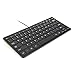 GMYLE Compact Wired USB Mini Keyboard for PC (Charcoal Black)