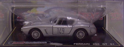 Jouef 1014 1961 Ferrari 250 GT #149 - 1961 Le Mans - Silver - Legend Series - 1:43 Scale Diecast