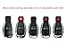 Thor-Inst Car Key Case Key Shell Fob Key Cover Case Bag Holder Key Chain with Bling Diamond for C E S M CLS CLK GLK GL Class 2/3-button Keyless Entry Remote Control Smart Key,etc (Pink)