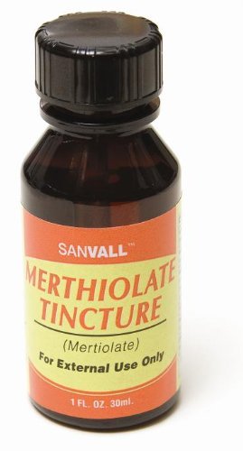 Sanvall Merthiolate Tincture 1 Oz by Sanar Naturals - Mertiolate Tintura