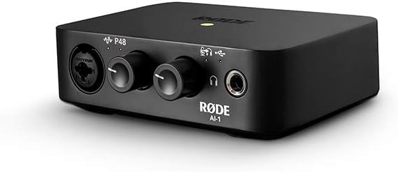 Rdiameter DE AI-1 Studio-grade Single-channel USB Audio Interface with Neutrik Combi-jack for Music Production Streaming and Podcasting - Image 3