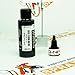 Createx W300 Pearl Black 2oz. water-based universal airbrush paint. by SprayGunner.