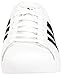 adidas Men's Coast Star Sneaker, White/Black/White, 9