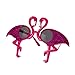 Talking Tables Fiesta Flamingo Sunglasses for a Party or General Celebration, Pink & Black
