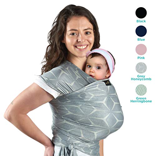 Lightweight My Honey Wrap - Natural and Breathable Baby Carrier Sling for Infants and Babies - 4 Color Options