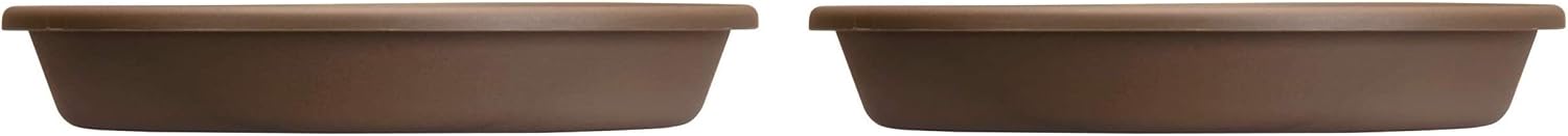 Akro Mils SLI24000E21 Deep Saucer for Classic Pot, Chocolate, 21-Inch : Plant Saucers : Garden & Outdoor