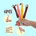 Sinofun 4 Pack Kawaii Pen Squishy Set, Scented Topper Flamingo Sloth Squishies Pens, Slow Rising Party Favors/School Supplies/Birthday Gift Boys/Girls/Kids