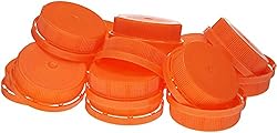 38MM Orange Tamper Evident Ratchet Caps/Lids for