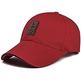 EVD-X Sports Cap for Outdoor Activities and Sports in General Sun Hat Cap Men and Women Baseball Fishing Golf Hiking 4x4 (H-B-RED)