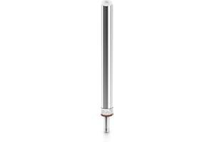 Bzcovac 3/4" Boat Seat Pin Post (1-Pack, 16"), Lock-in Style Non-Threaded Pedestal Post for Marine Boat Seat Mounting, Alumin