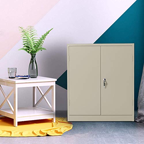 image for INTERGREAT Steel Storage Cabinet Lockable Metal Storage Cabinets with 