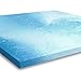 Gel Memory Foam Mattress Topper Twin Size, Plush 2 Inch Thick, Premium Gel-Infused Memory Foam Mattress/Bed Topper/Pad for a Soft, Conforming, and Comfortable Sleep. Made in The USA - 3 Year Warranty