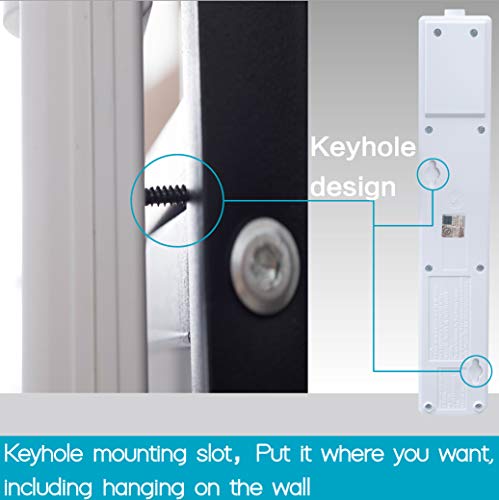 image for KMC 6-Outlet Surge Protector Power Strip with 6 Feet Cord, 1200 Joule 