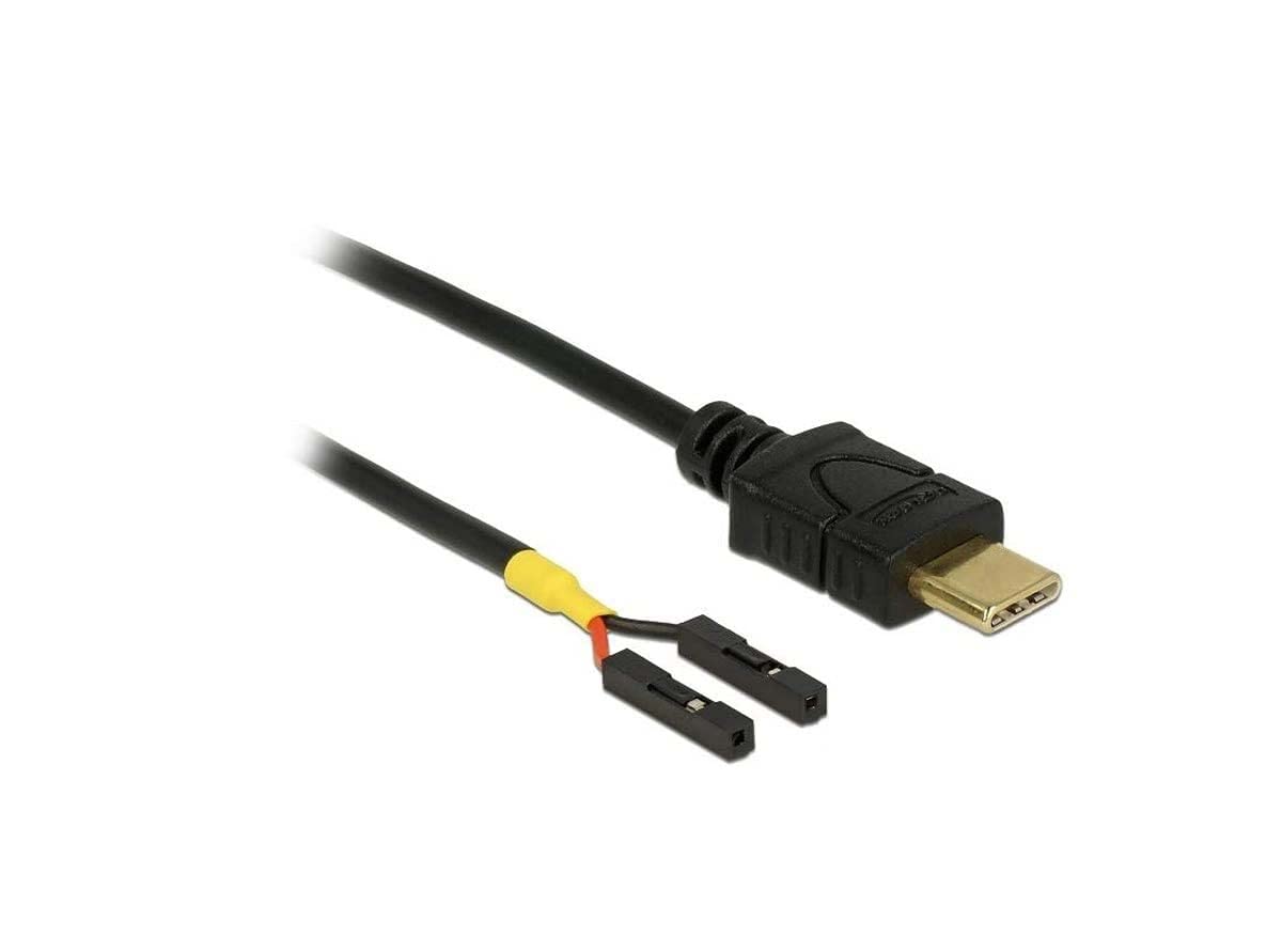 DeLOCK 85473 - USB cable - USB-C (M) to 2 pin USB header (W) - separate - 50 cm - black