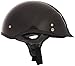 VCAN V531 Cruiser Half Helmet (Solid Gloss Black, Medium)