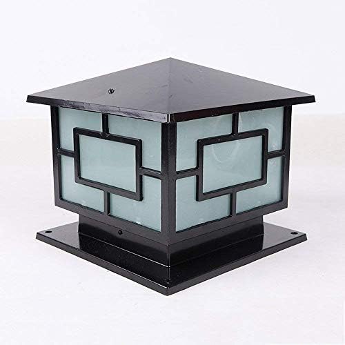 AFFC Market The Stylish Extra Large Solar Post Cap Lights or Solar Pillar,Solar Lights/Outdoor Landscape Lighting/Garden Lighting/LED Solar Post Light [Energy Class A]