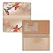 Tranquil Birds Personal Leather Checkbook Cover for Top Tear Personal Checks