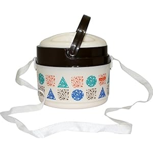 Princeware Stainless Steel Newage 2 Deck Tiffin Box, Brown, Standard