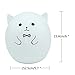 niceEshop(TM) Portable Silicone LED Colorful Baby Night Light, USB Rechargeable Children Night Lamp with Warm White, 7-Color Breathing, Single Color 3 Lighting Modes for Kids Adults Bedroom(C)