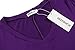 Hotouch Womens Long Sleeve Blouse Shirts Solid Casual Blouses Shirt (Eggplant L)
