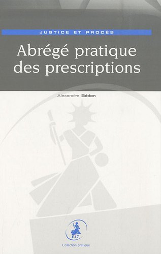 Abrégé pratique des prescriptions