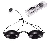 Anditt Tanning Goggles - Black Color - UV Eye Protection (1-black-pack)