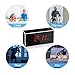 Wireless Hidden Spy Clock Camera with Stronger Night Vision YuanFan Mini Small 4K HD WiFi Smart Nanny Cam Motion Detection 160°Wide-Angle IP Remote Security Camera for Home Office Shop
