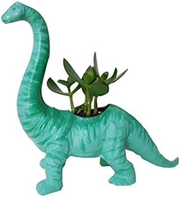 YIWAI Flowerpot Plastic Dinosaur Animal Flower Pot For Cactus Succulent Plant Pot Flower Bonsai Pots Container Planter Garden Decoration