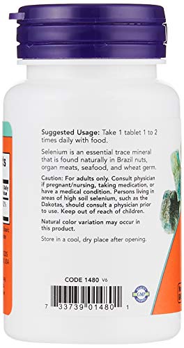Now Selenium 100 mcg Tablets - Image 4