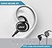 iClever Bluetooth Headphones Running - Sports Headphones Sweatproof, HI-FI Stereo Richer Bass, AptX, Long Playtime, Microphone - V4.1 Bluetooth Wireless Earbuds Workout Gym Exercise Jogging, Black