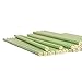 Webake 100 Pack Paper Drinking Straws 7.75 Inch Disposable Biodegradable Replacement (Chevron, Green)