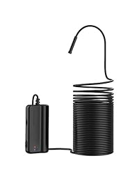 Depstech 1200P   Cámara de inspección inalámbrica semirrígida de 2 MP HD WiFi, distancia focal de 16 pulgadas y batería de 1800 mAh, cámara de serpiente para smartphone Android e iOS