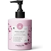 Maria Nila Color Refresh Vivid Violet &ndash; Refreshes Deep Violet Tones | Color Depositing Mask, Semi Permanent Hair Color | Semi-Permanent Pigments Tone in 3-10 Minutes