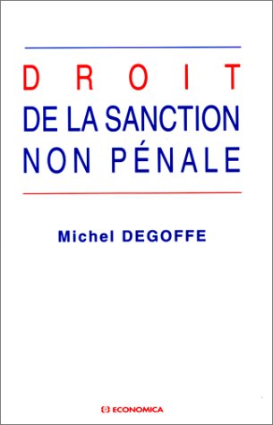 Droit de la sanction non pénale