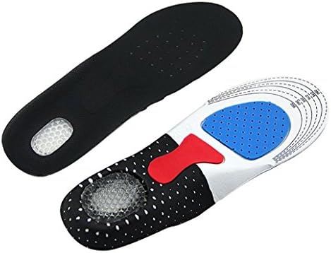 Speedfeet Unisex Orthotic Arch Support Sport Shoe Pad for Hiking,Running&amp;More,Silicone and EVA,2-Size (Men 7.5-10.5 inch 2 Pair)