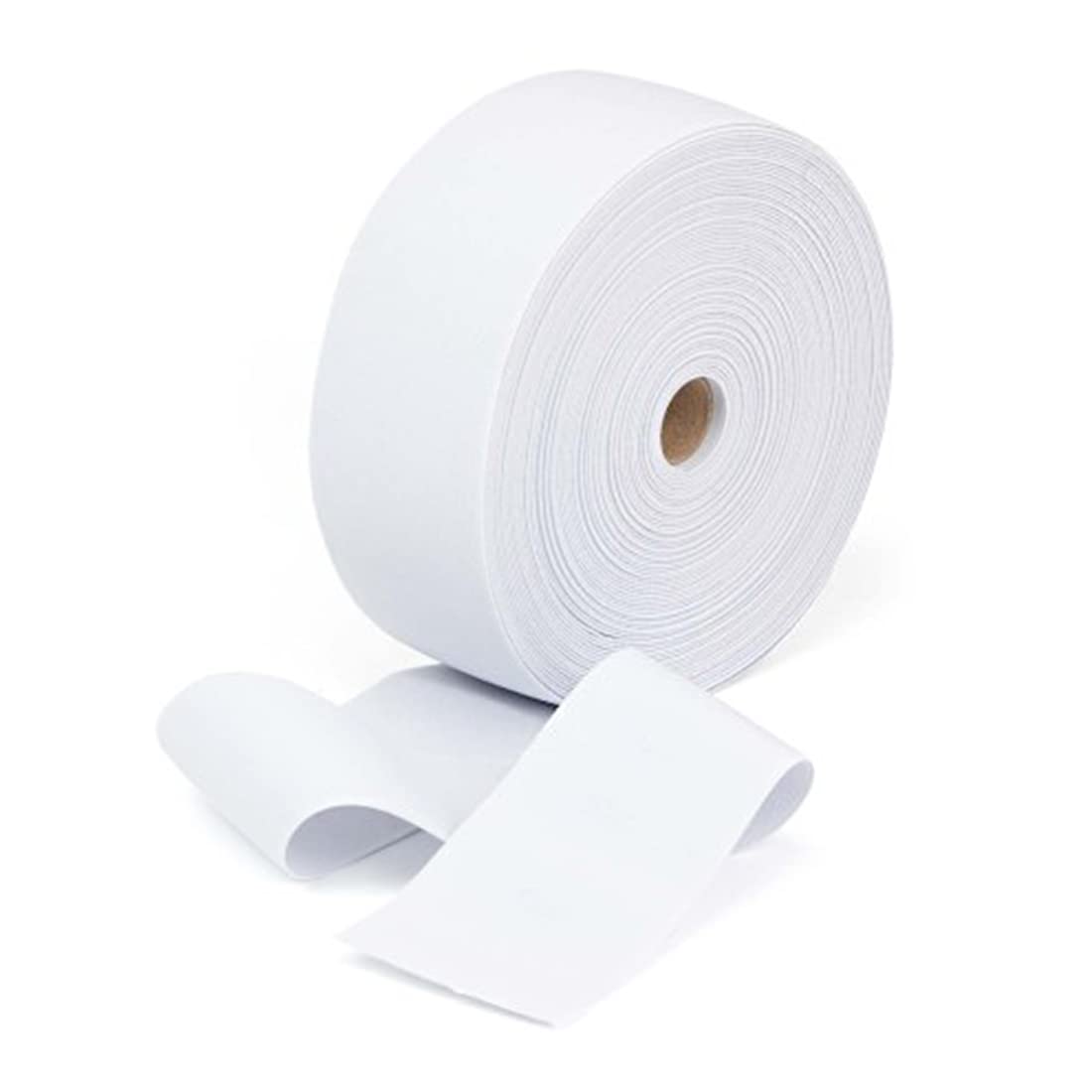 JYC CREATIVE 25 Meters/Elastic Ribbon for Sewing, Choose Color and Thickness, Elastic Rubber for Sewing, Elastic for Clothing and Crafts, Sewing Elastic, White or Black,