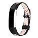 iGK Silicone Replacement Bands Compatible for Fitbit Alta and Fitbit Alta HR, Newest Adjustable Sport Strap Smartwatch Fitness Wristbands Silicone Pink