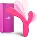 Rabbit Vibrator Dildo for Vagina - All Silicone Vibrator Adult Toy - Sex for Couples - G Spot Vibrator Stimulator - Clit Vibrator - Suitable Male Sex Toy for Anal Play, Pink Lyps Aphrodite