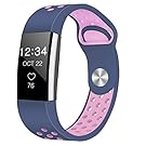 HUMENN For Fitbit Charge 2 Bands, Replacement Accessory Sport Band for Fitbit Charge 2 HR