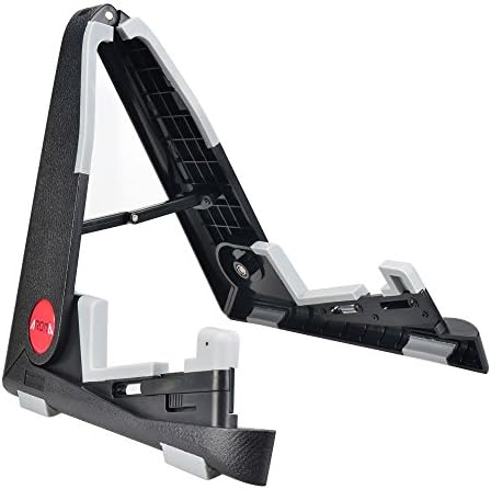 Ukulele Stand 18-30 Inch Violin Tripod Stand A Frame Lightweight Portable Mandolin Stand Silicon Cushion Ukulele Holder Bracket Fold Up for 21Inch/23Inch/26Inch Small Music Instruments