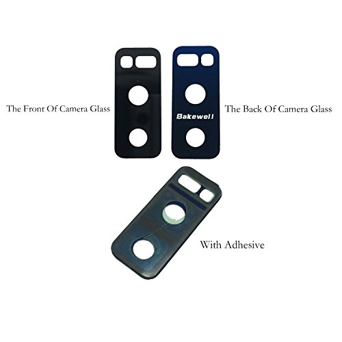Bakewell Back Rear Camera Glass Lens Cover with Adhesive Fix Replacement Parts for Samsung Galaxy Note 8 N950(2Pcs)