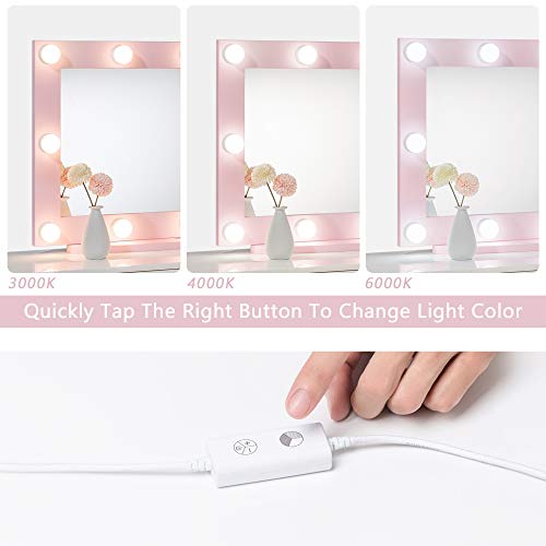 Waneway Hollywood Vanity Mirror with Lights, Large Lighted Makeup