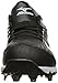 Mizuno Women's 9-Spike Advanced Sweep 3 Softball Shoe, Black/White, 8.5 D US