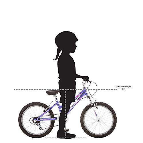 Pacific Tide Girl's wheel mountain bike, 20-Inch, Purple - Thumbnail 3
