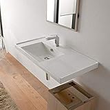 Scarabeo 3008-One Hole ML Rectangular Ceramic Self