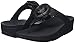 FitFlop Women's Glitterosa Flip Flop, All Black, 7 M US