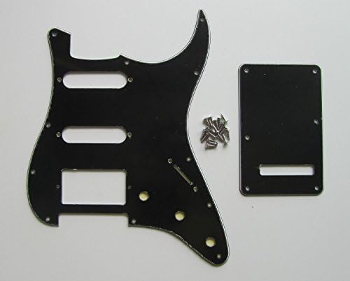 bangdan ST Strat HSS Guitar Pickguard set, Black 3 Ply