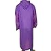 Alotpower Compact Raincoat Lightweight Poncho with Drawstring Hood and Sleeves for Fishing or Camping,Purple